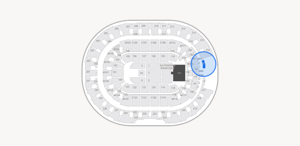 Rocket Arena Seating Chart