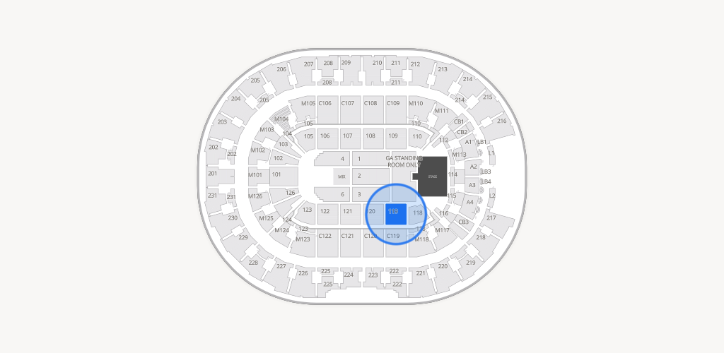 Rocket Arena Seating Chart