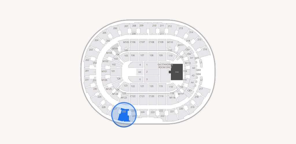 Rocket Arena Seating Chart