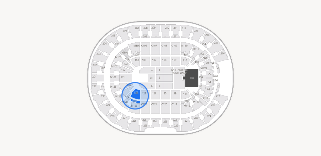 Rocket Arena Seating Chart
