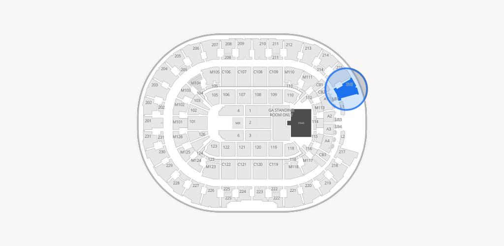 Rocket Arena Seating Chart