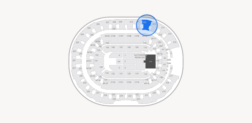 Rocket Arena Seating Chart