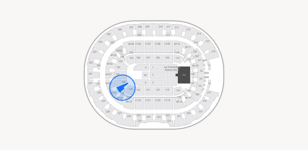 Rocket Arena Seating Chart