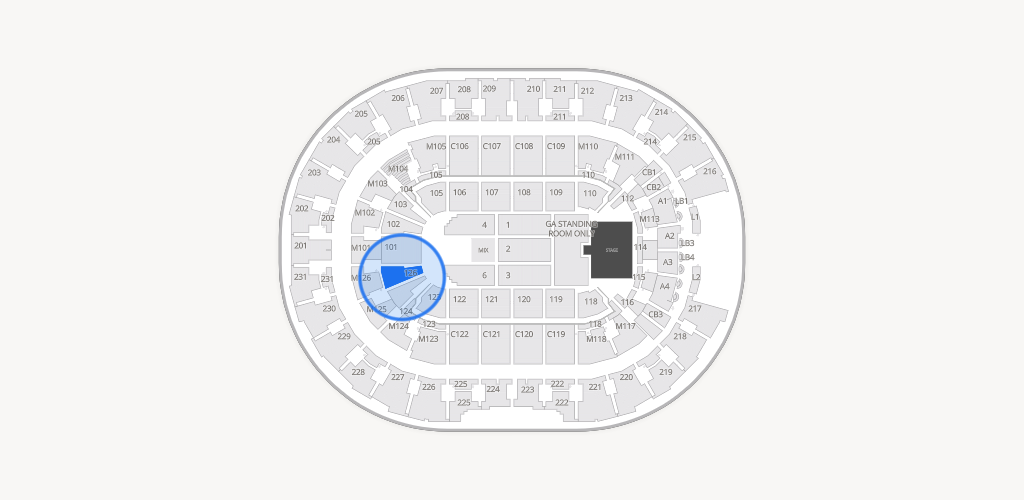Rocket Arena Seating Chart