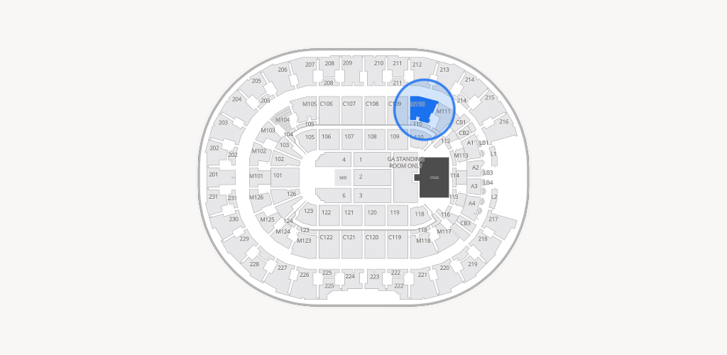 Rocket Arena Seating Chart
