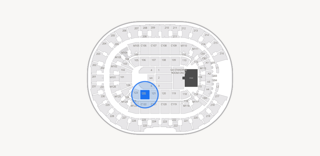 Rocket Arena Seating Chart