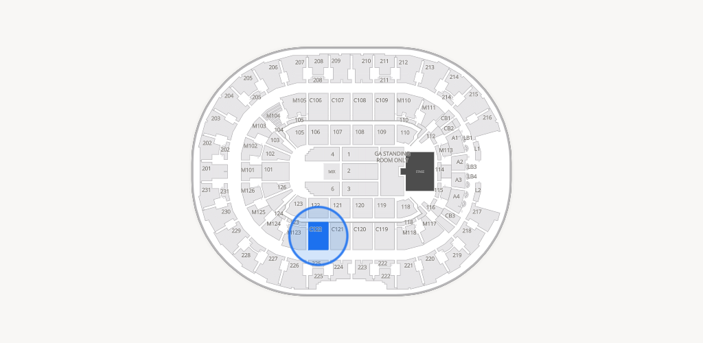 Rocket Arena Seating Chart