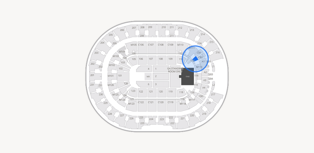 Rocket Arena Seating Chart
