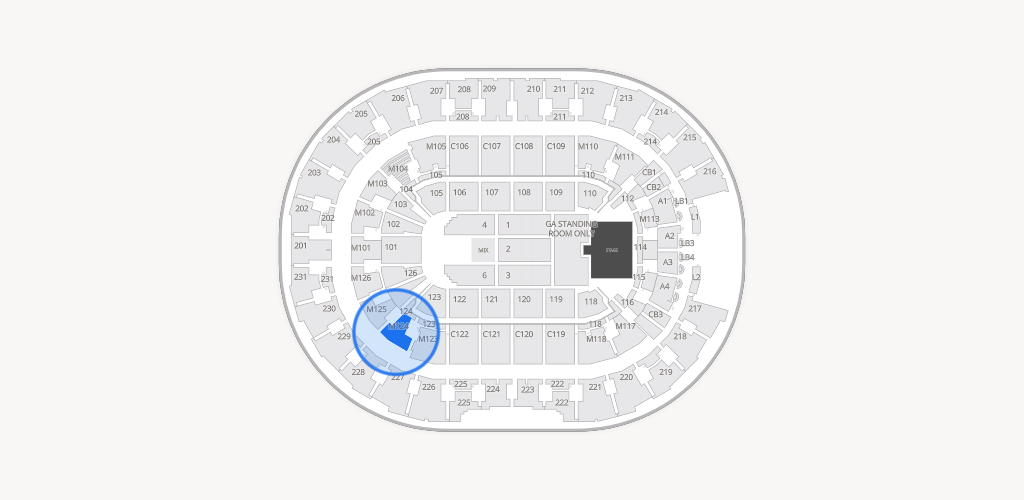 Rocket Arena Seating Chart