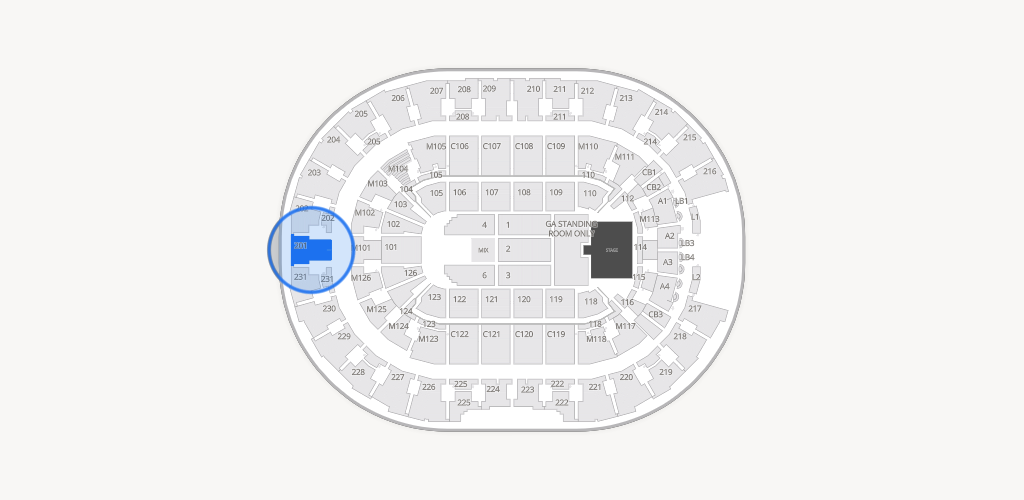 Rocket Arena Seating Chart