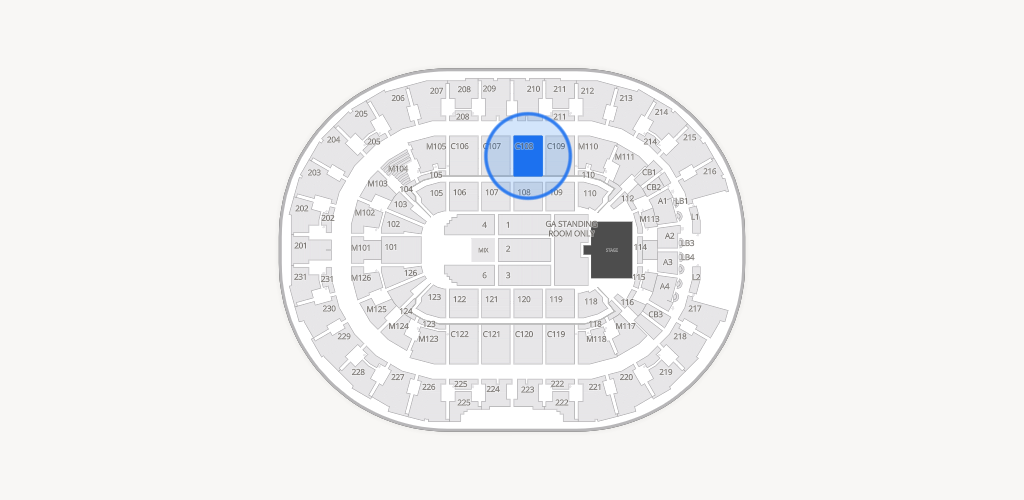 Rocket Arena Seating Chart