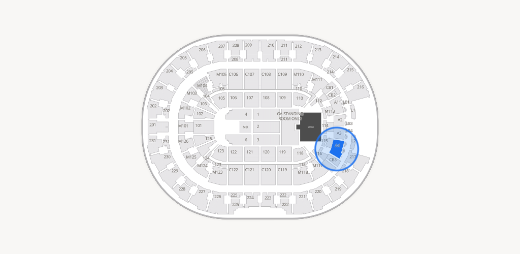 Rocket Arena Seating Chart