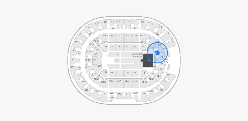 Rocket Arena Seating Chart