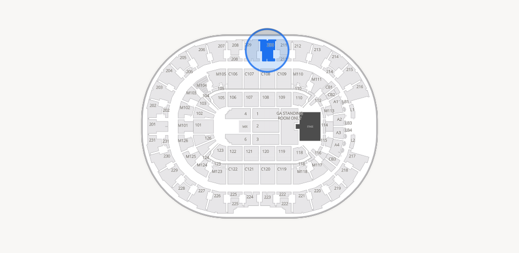 Rocket Arena Seating Chart