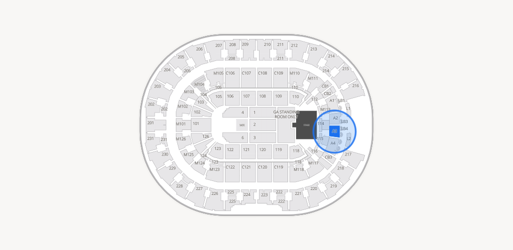 Rocket Arena Seating Chart