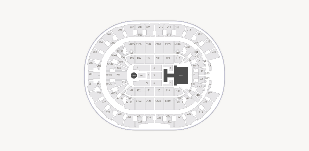 Rocket Arena Seating Chart