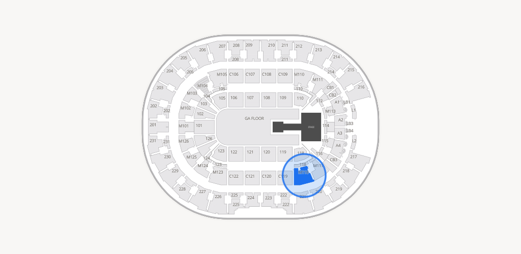 Rocket Arena Seating Chart