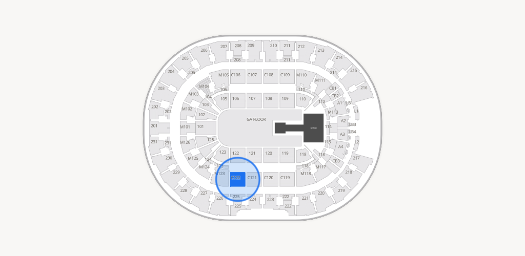 Rocket Arena Seating Chart