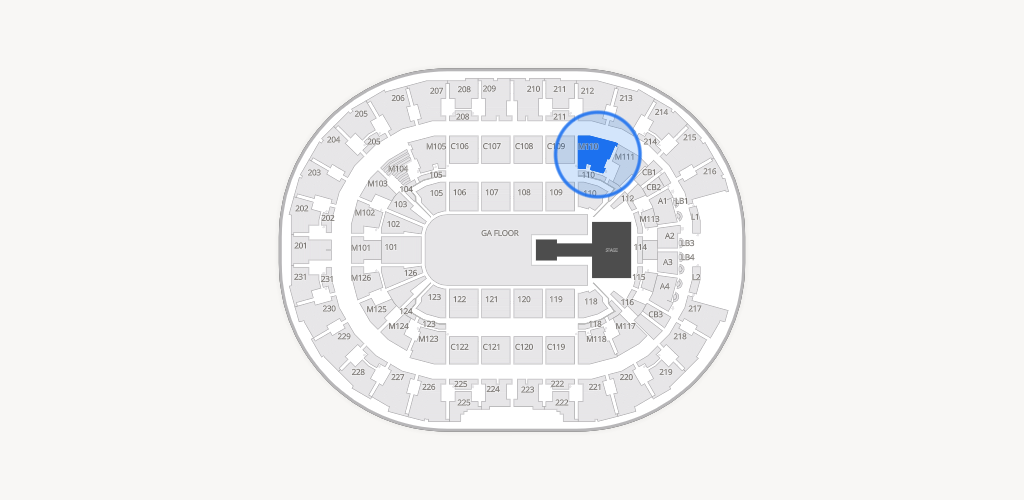 Rocket Arena Seating Chart