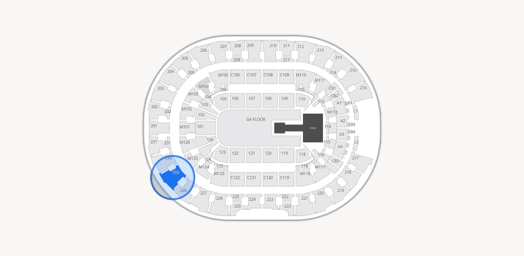 Rocket Arena Seating Chart