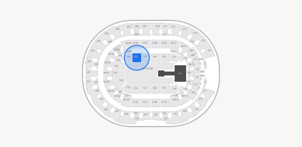 Rocket Arena Seating Chart