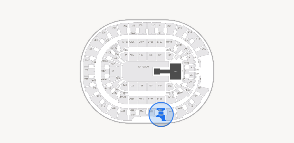 Rocket Arena Seating Chart