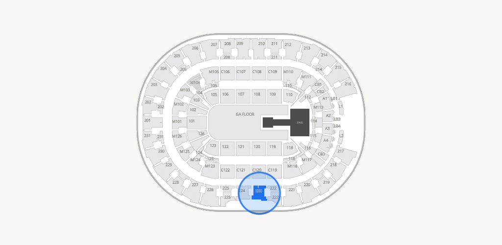 Rocket Arena Seating Chart