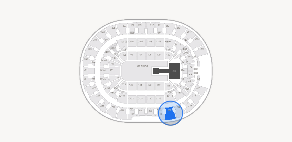 Rocket Arena Seating Chart
