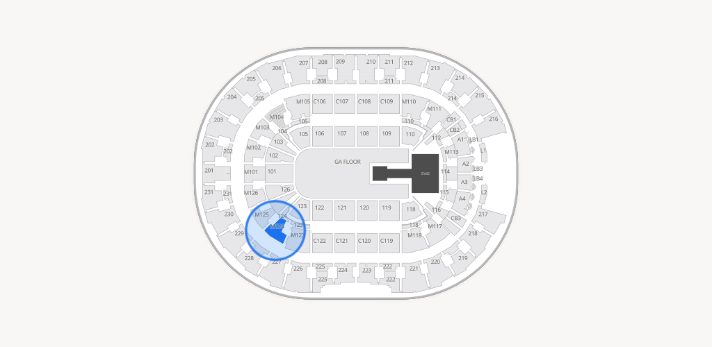 Rocket Arena Seating Chart