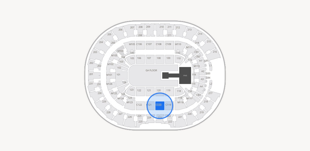 Rocket Arena Seating Chart