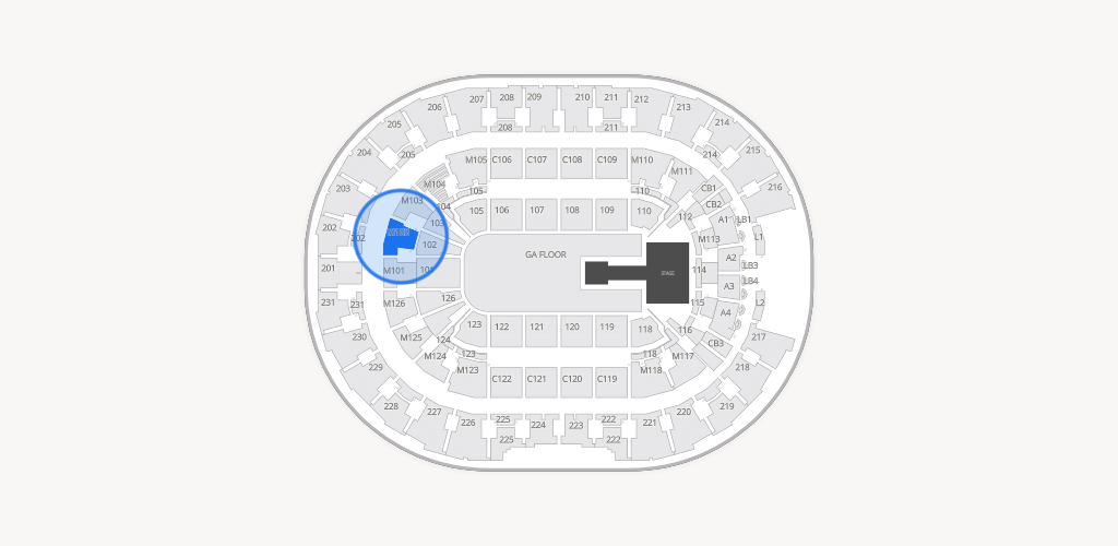Rocket Arena Seating Chart