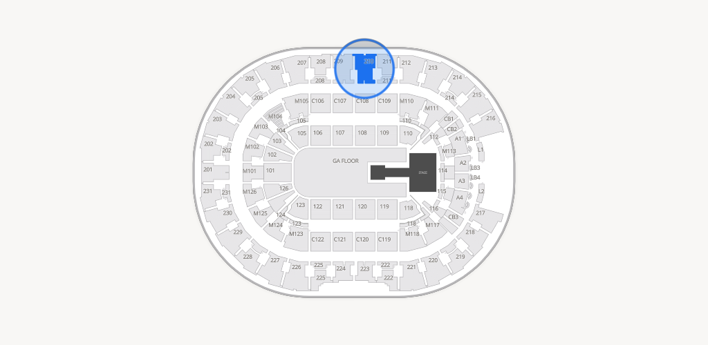 Rocket Arena Seating Chart