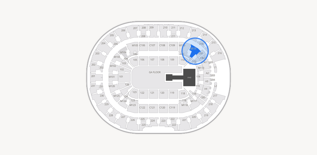 Rocket Arena Seating Chart