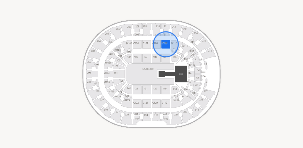 Rocket Arena Seating Chart