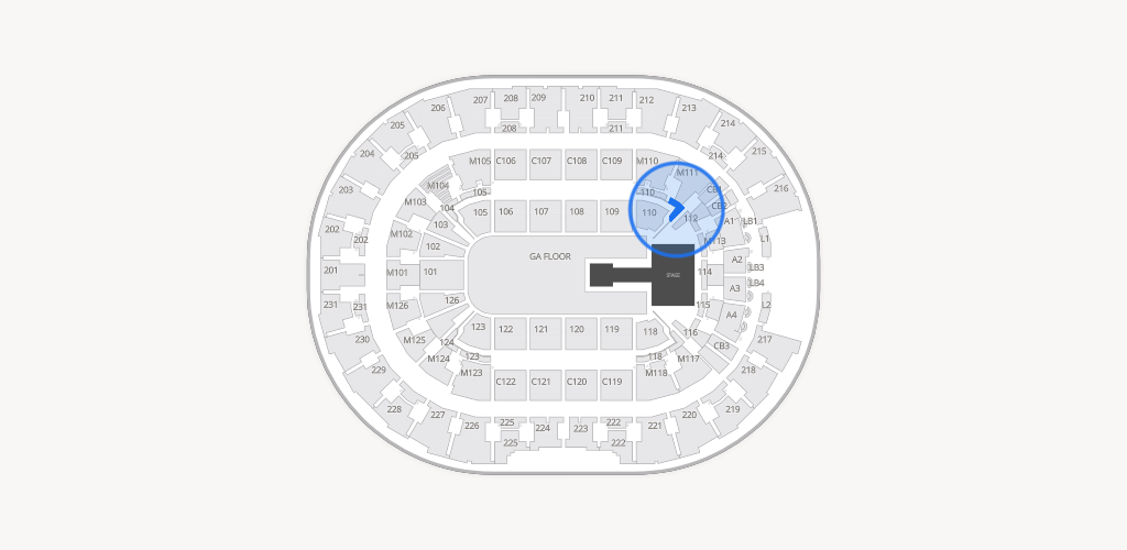 Rocket Arena Seating Chart