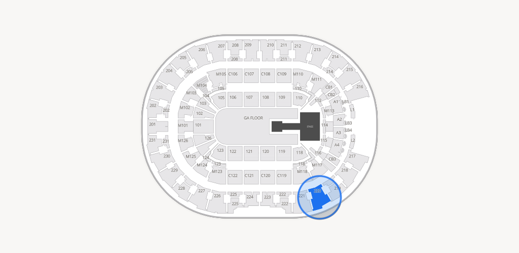 Rocket Arena Seating Chart