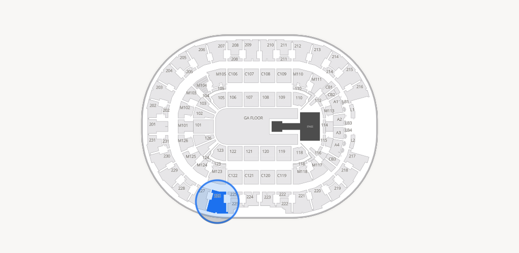Rocket Arena Seating Chart