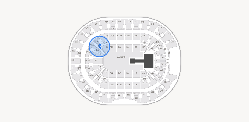 Rocket Arena Seating Chart