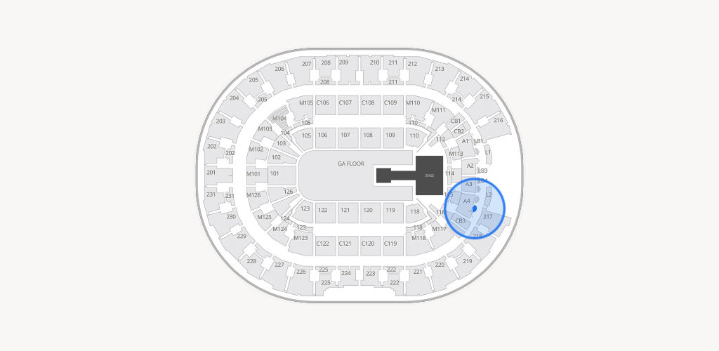 Rocket Arena Seating Chart