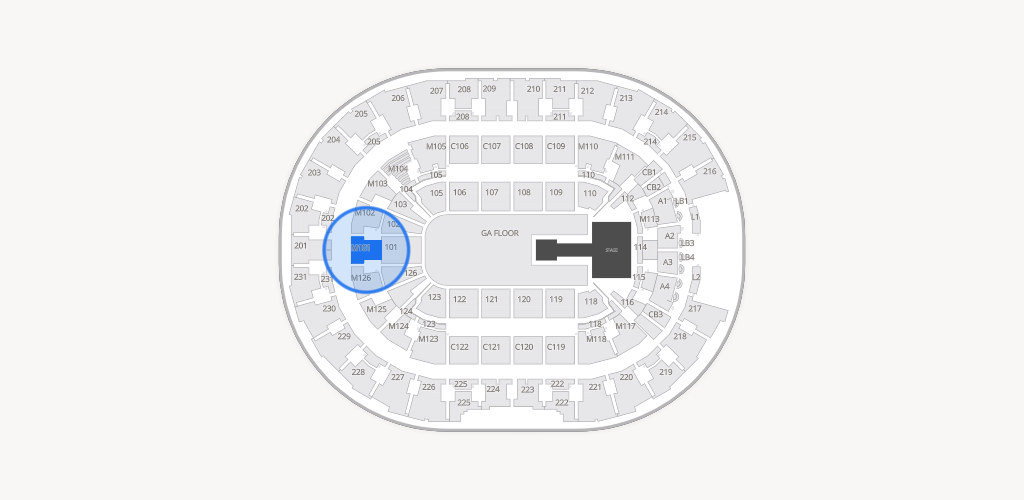 Rocket Arena Seating Chart