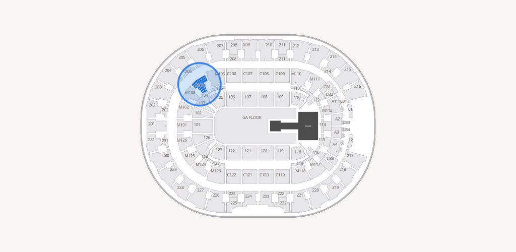 Rocket Arena Seating Chart