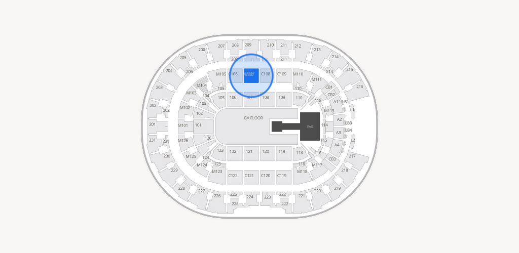 Rocket Arena Seating Chart