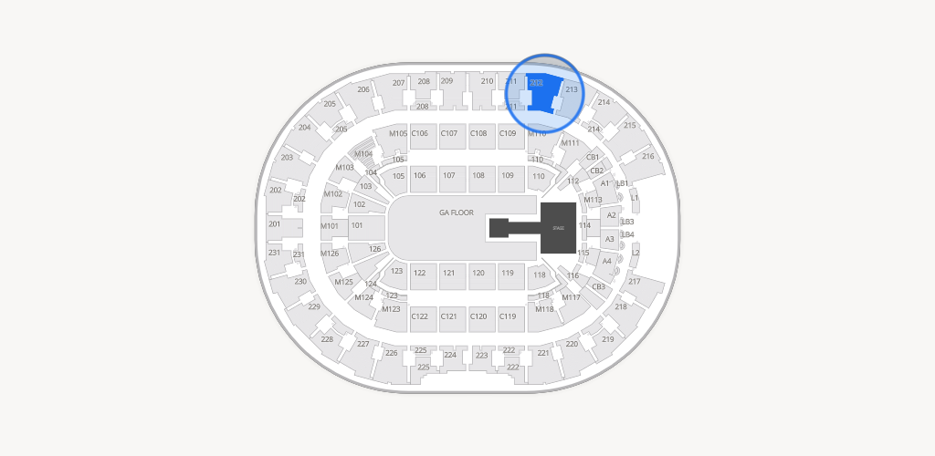 Rocket Arena Seating Chart