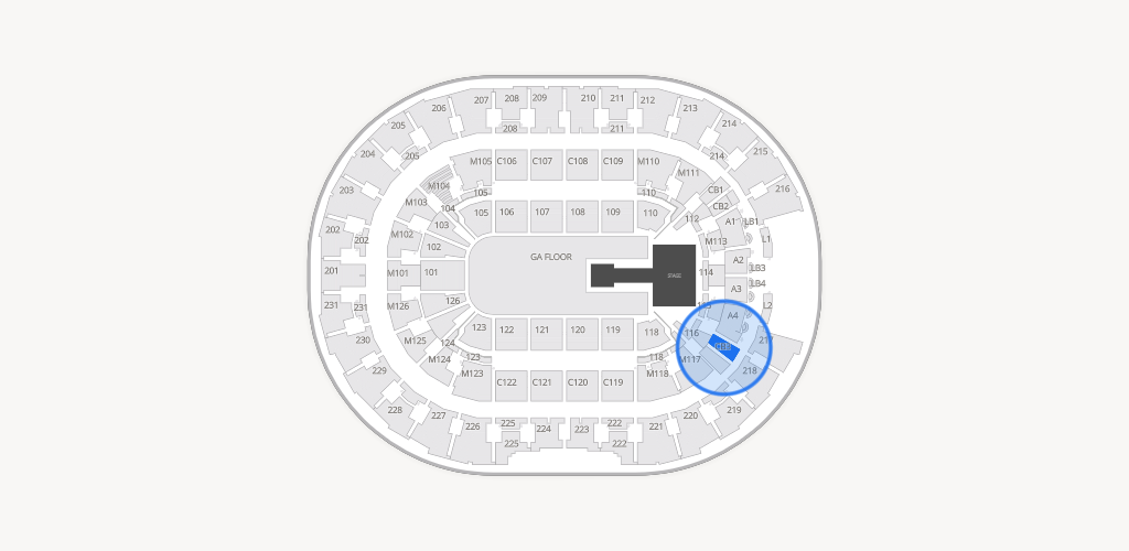 Rocket Arena Seating Chart