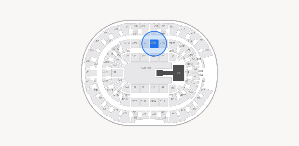 Rocket Arena Seating Chart