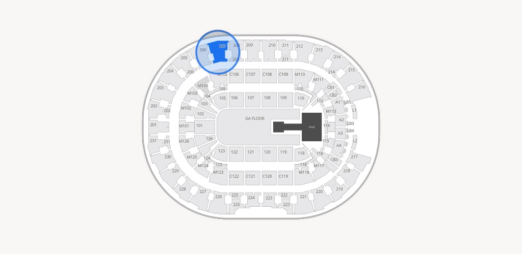 Rocket Arena Seating Chart