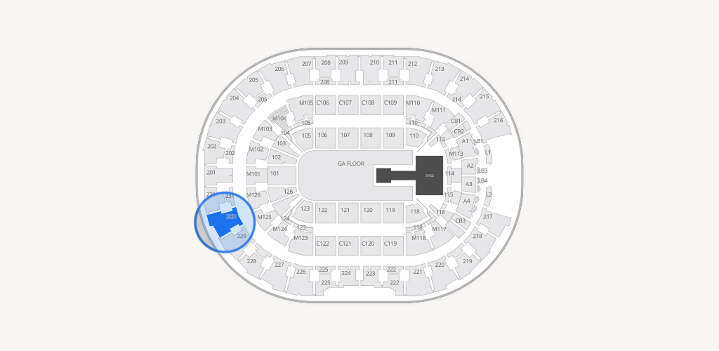Rocket Arena Seating Chart