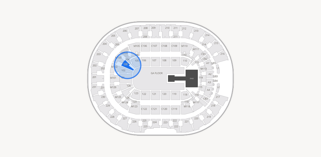 Rocket Arena Seating Chart