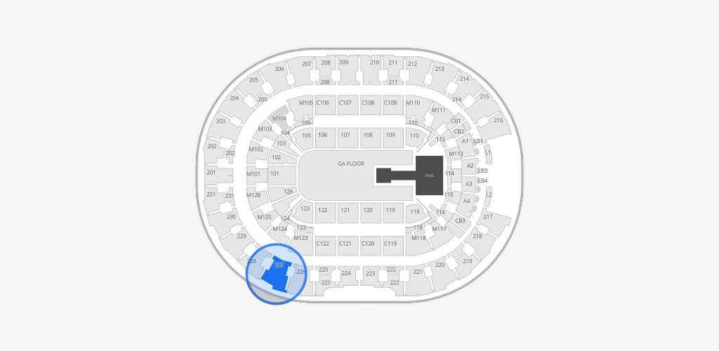Rocket Arena Seating Chart