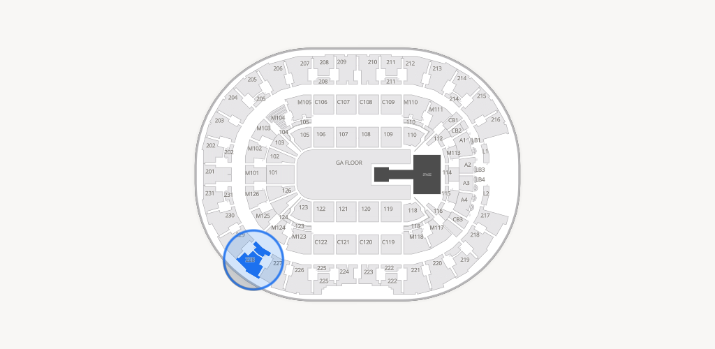 Rocket Arena Seating Chart